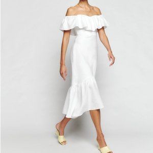 Reformation Baela Linen Dress